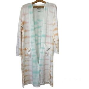 Torrid Super Soft Plush tie dyed Duster Open Front, long sleeved. Women’s 1X